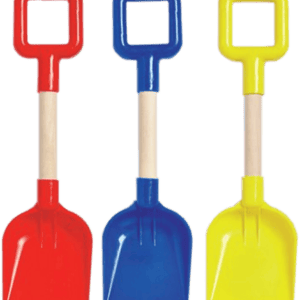 36cm Sand Spade with Wooden Handle - Available in Various Colors