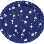 38CM Round Melamine Tray with Various Designs and Colors