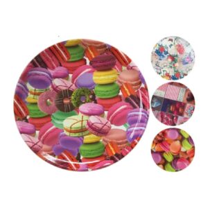 38CM Round Plastic Serving Tray