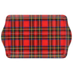 39CM TRAY IN ROYAL STEWART TARTAN DESIGN