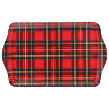 39CM TRAY IN ROYAL STEWART TARTAN DESIGN