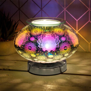 3D Buddha Aroma Wax Melt Burner with Touch-Sensitive Dome Lamp