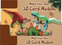 3D Dinosaur Card Models