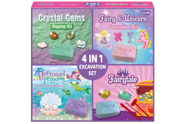 4-in-1 Excavation Kit for Girls