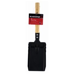 4-Inch Metal Dust Pan with Wooden Handle by Blackspur