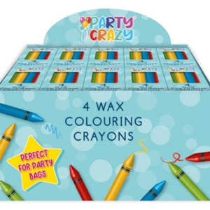 4-Pack of Wax Crayons