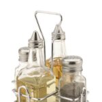 4-Piece Glass Condiment Set