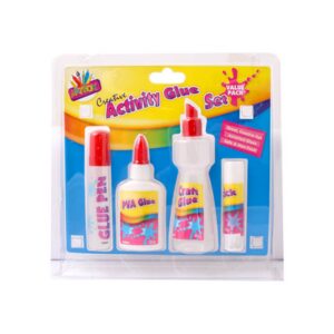 4-Piece Glue Set for Creative Activities