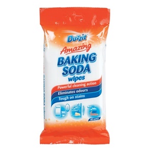 40 Incredible Baking Soda Wipes by DUZZIT