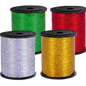 400m Assorted Color Laser Curling Ribbons