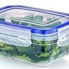 400ML Clear Rectangular Plastic Food Storage Container with Lock & Fresh Seal