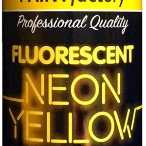 400ML Neon Yellow All-Purpose Paint by Paint Factory