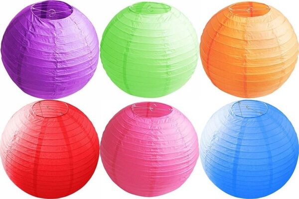 40CM Multi-Color Paper Lantern Lamp Shade