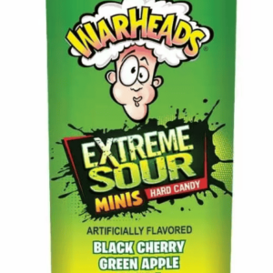 49g Tub of Warheads Extreme Sour Mini Hard Candies