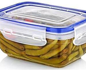 4L Clear Rectangular Lock & Fresh Plastic Food Storage Container