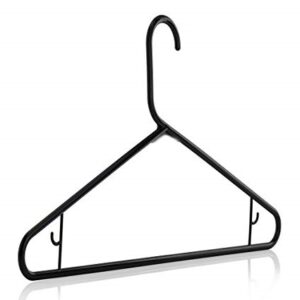 5-Pack Assorted Color Plastic Hangers - Mix and Match