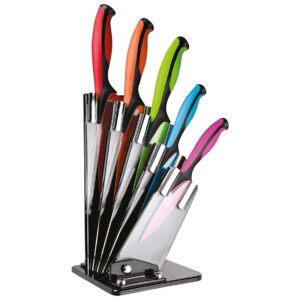 5-Piece Knife Set with Colored Ceramic Coating by Taylor's Eye Witness