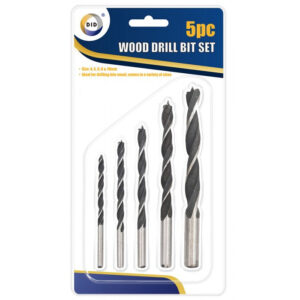 5-Piece Wood Drill Bit Collection