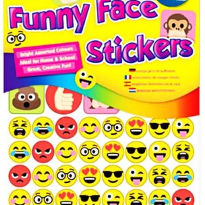 500 Humorous Smiley Face Incentive Stickers