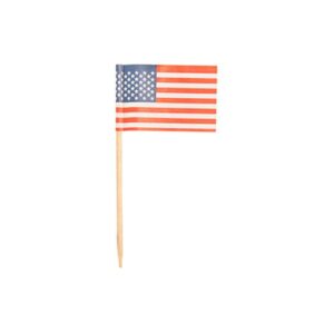 500-Pack of American Flag Party Toothpicks by Pap Star