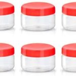 50ML Round Sunpet Plastic Food Storage Jar, Pack of 6
