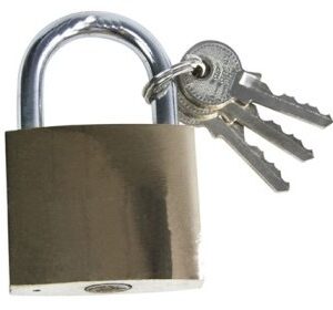 50mm Amtech Padlock with Three Keys