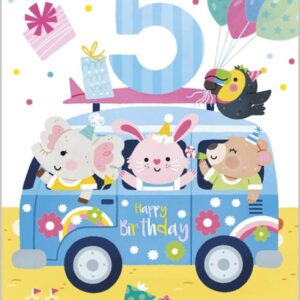 5th Birthday Card for a Girl