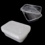 **6 Hygienic Stackable Food & Meal Preparation Containers With Lids - 500ml**