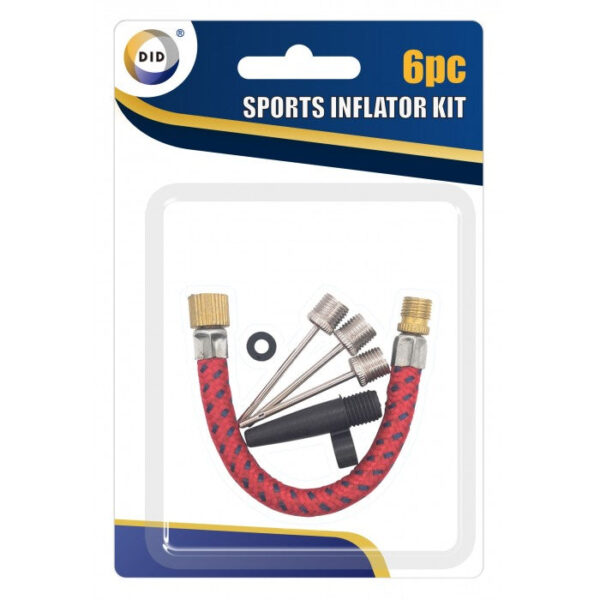 6-Piece Sports Ball Inflation Kit