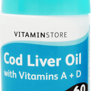 60-Count Cod Liver Oil 500mg by Vitamin Store