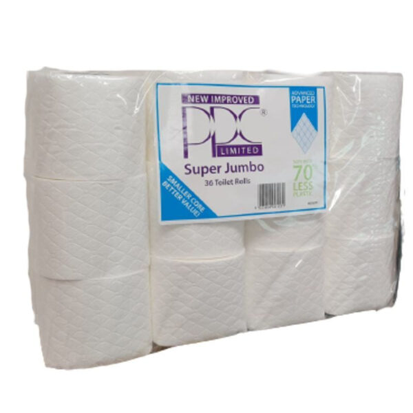 60-Pack Jumbo White Toilet Paper Rolls