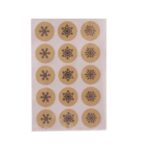 60 Snowflake Stickers for Christmas Craft Labels and Frozen Party Decorations