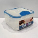 600ML Square Plastic Food Storage Container with Lock 'N' Seal Lid