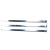 60CM Stainless Steel Flat Metal Turkey Style Barbecue Skewers