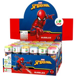 60ml Spiderman Bubble Tube with Wand CDU