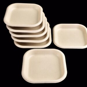 7 Inch / 18cm Biodegradable Disposable Party Plates, Pack of 25