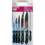 7-Piece Prima Knife Set with Plastic Cutting Board