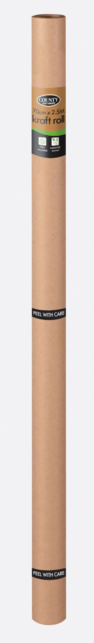 70 x 2.5M County Brown Kraft Paper Roll