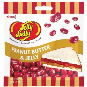 70g Bag of Jelly Belly Peanut Butter & Jelly Beans