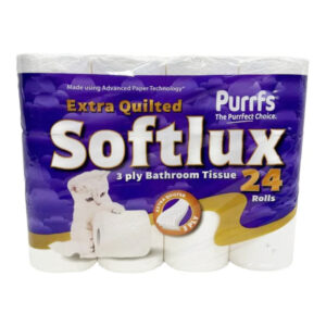 75-Pack Purrfs 3-Ply White Toilet Paper