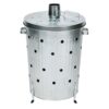 75L Galvanized Wood Waste Incinerator Bin