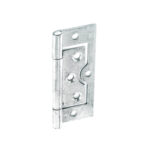 75MM Zinc Plated Flush Hinges - Model Securit S4408