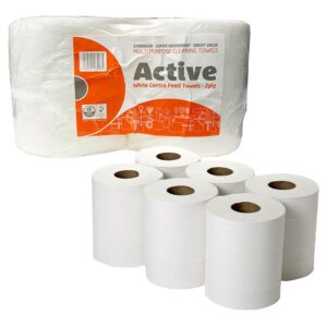 77-Pack Active White Centrefeed Tissue