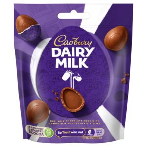 77g Bag of Cadbury Dairy Milk Mini Easter Eggs