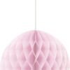 8-Inch Baby Pink Tissue Paper Honeycomb Pom Pom - Unique Party Decoration