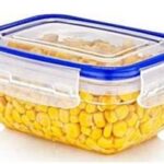 800ml Clear Rectangular Plastic Food Storage Container - Lock & Fresh
