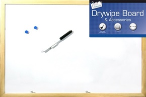 80CM X 60CM DRY ERASE BOARD