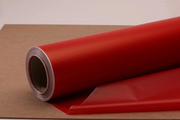 80CM x 80M Red Frosted Cellophane Gift Wrap Roll