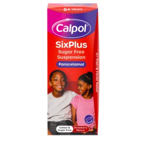 80ml Bottle of Sugar-Free Calpol SixPlus