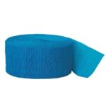 81-Foot Turquoise Crepe Paper Streamer